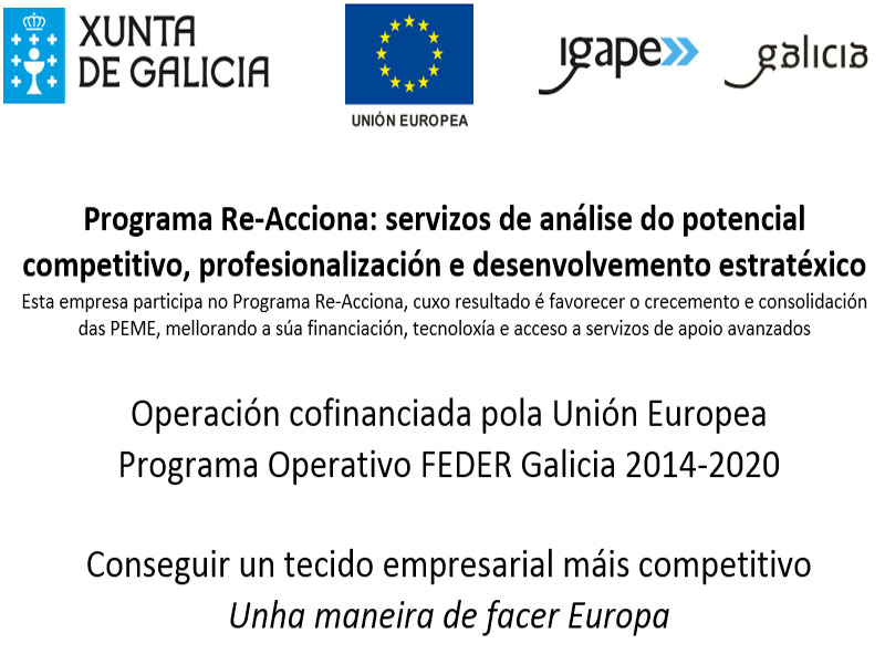 Ayudas -Operación cofinanciada por programa Re-Acciona